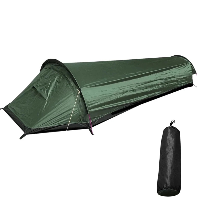 Emergency Mylar Tent - Single‑Person Camping Tent, Ultra‑Lightweight Compact Sleeping