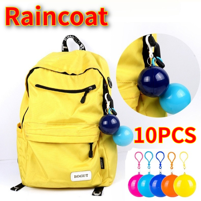 10PCS Colorful Mini Portable R - đánh giá và giá Emergency Poncho Rain