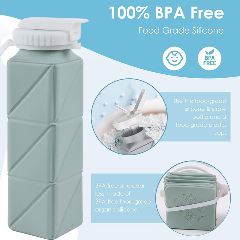 620ml Collapsible Water Bottle - đánh giá và giá Water Bag Collapsible