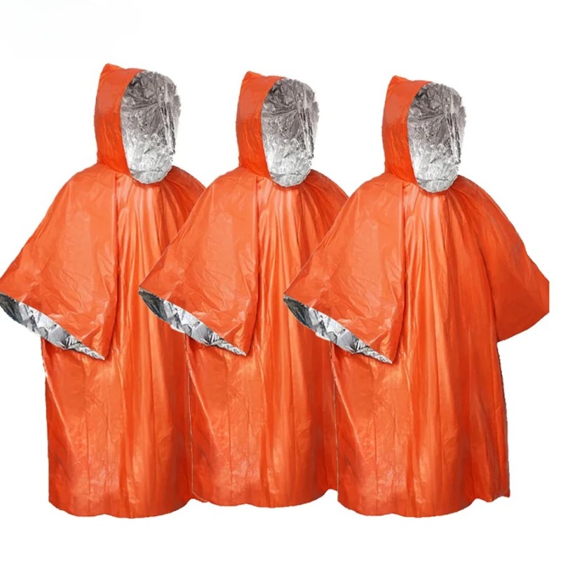 1-5PCS Multifunctional Surviva - đánh giá và giá Emergency Poncho Rain