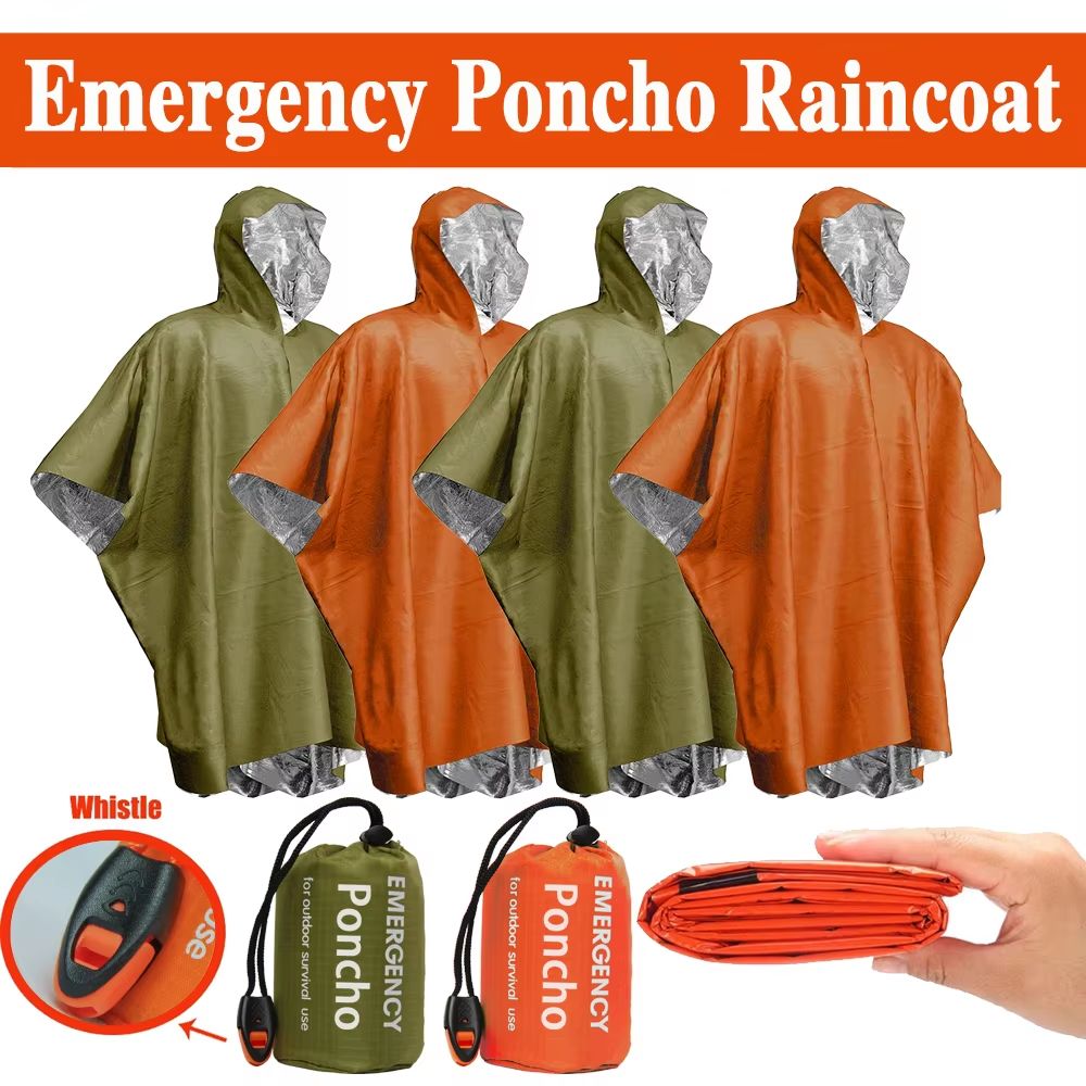 Emergency Rain Poncho Thermal  - đánh giá và giá Emergency Poncho Rain